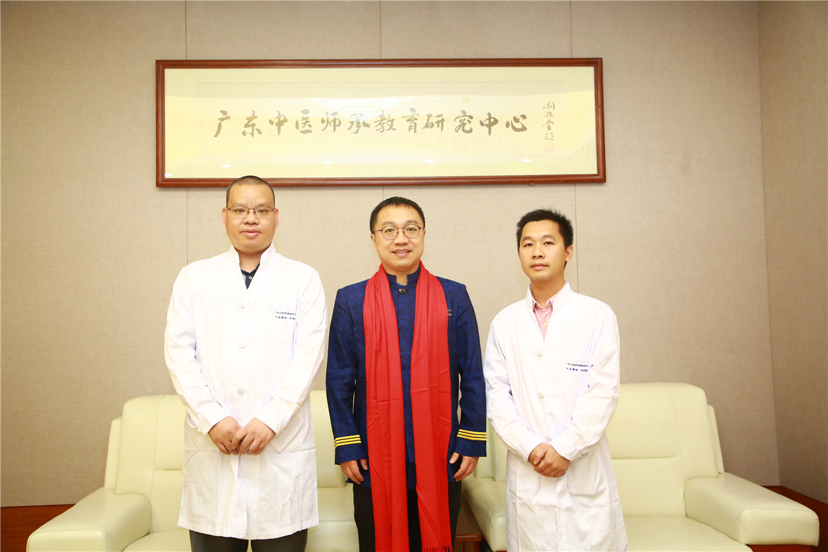师承学员周新明、李华坚与暨南大学附属第一医院孙立教授
